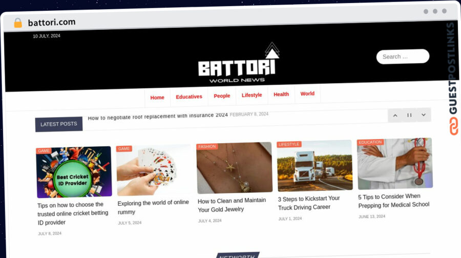 Publish Guest Post on battori.com