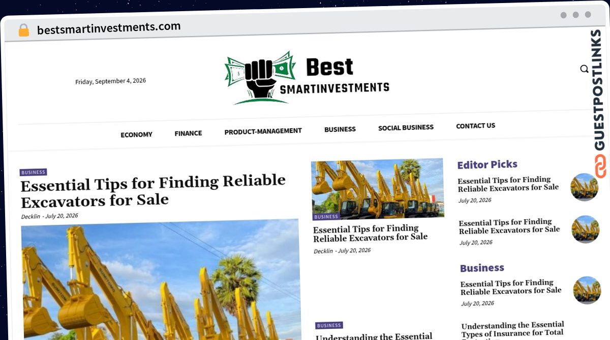 Publish Guest Post on bestsmartinvestments.com