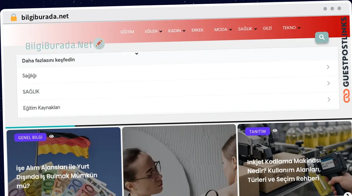 Publish Guest Post on bilgiburada.net