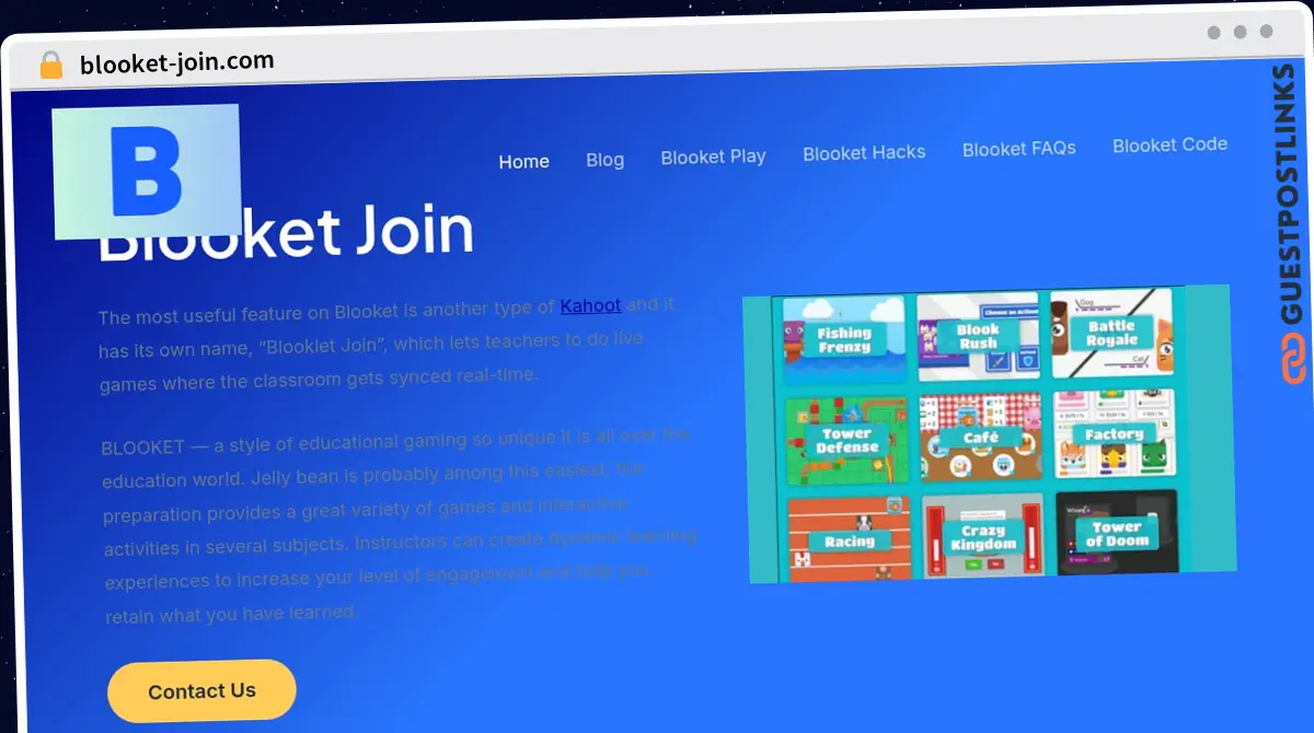 Publish Guest Post on blooket-join.com