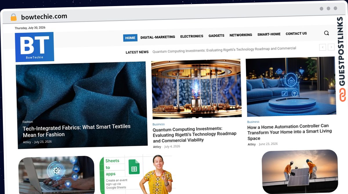 Publish Guest Post on bowtechie.com