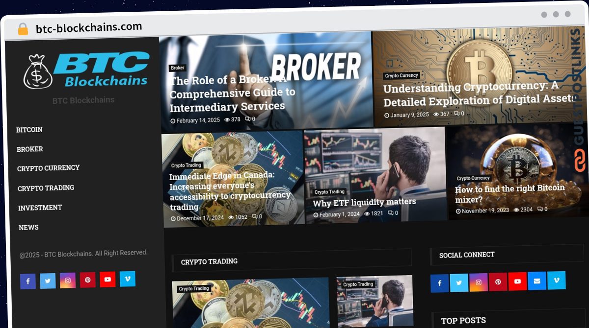 Publish Guest Post on btc-blockchains.com