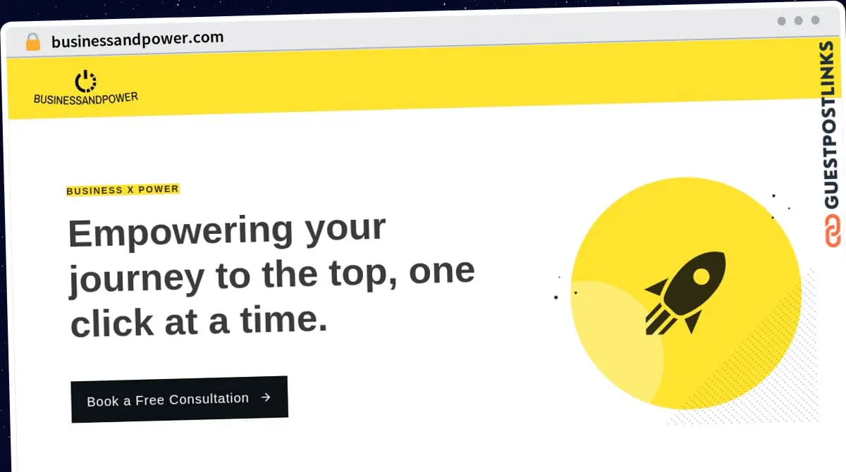 Publish Guest Post on businessandpower.com