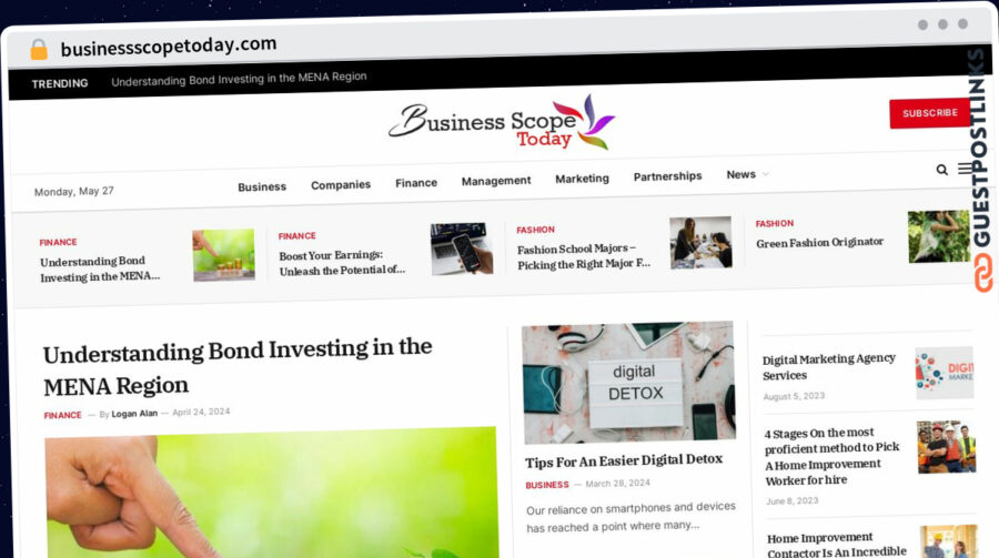 Publish Guest Post on businessscopetoday.com