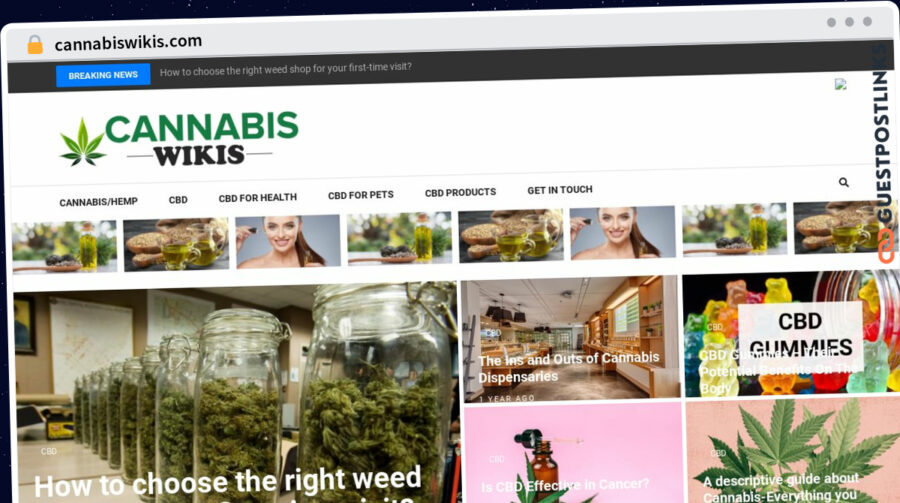 Publish Guest Post on cannabiswikis.com