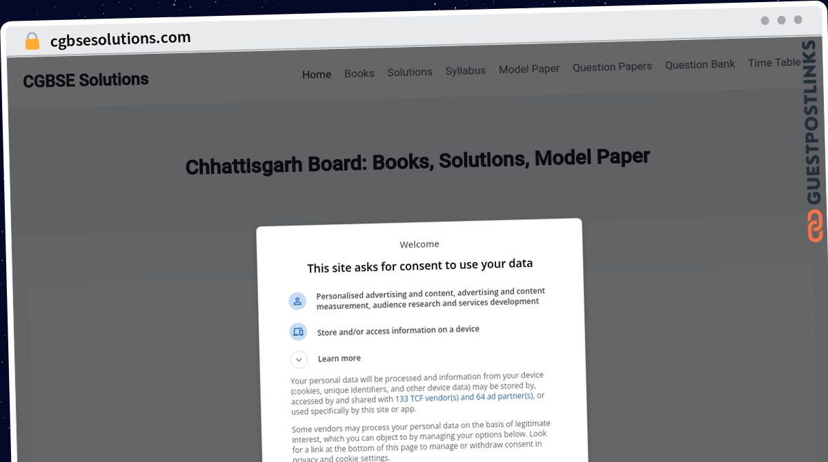 Publish Guest Post on cgbsesolutions.com