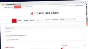 Publish Guest Post on crumbsandchaos.net