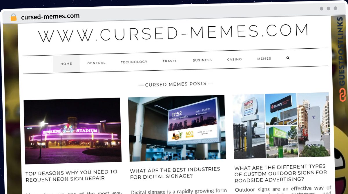 Publish Guest Post on cursed-memes.com