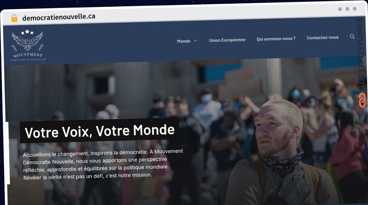 Publish Guest Post on democratienouvelle.ca