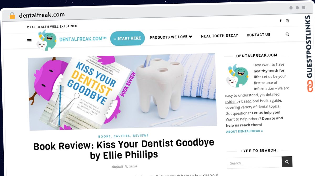 Publish Guest Post on dentalfreak.com