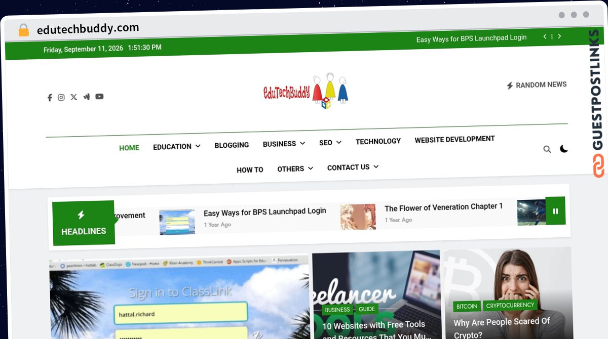 Publish Guest Post on edutechbuddy.com