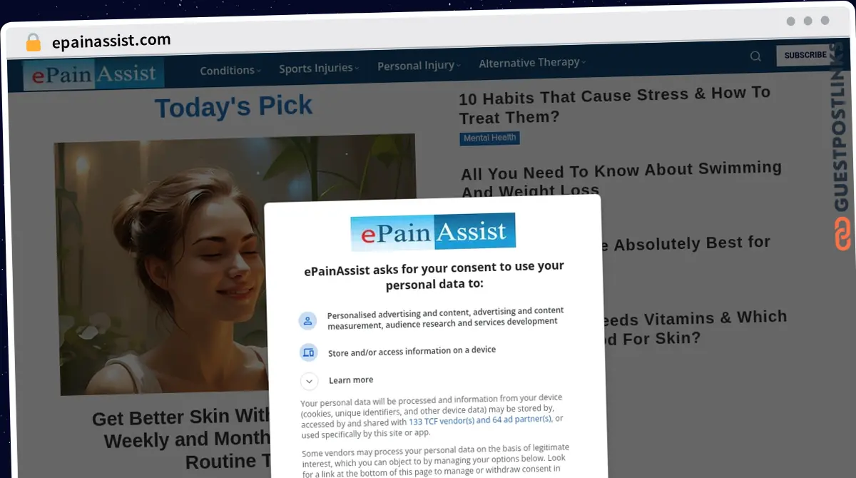 Publish Guest Post on epainassist.com