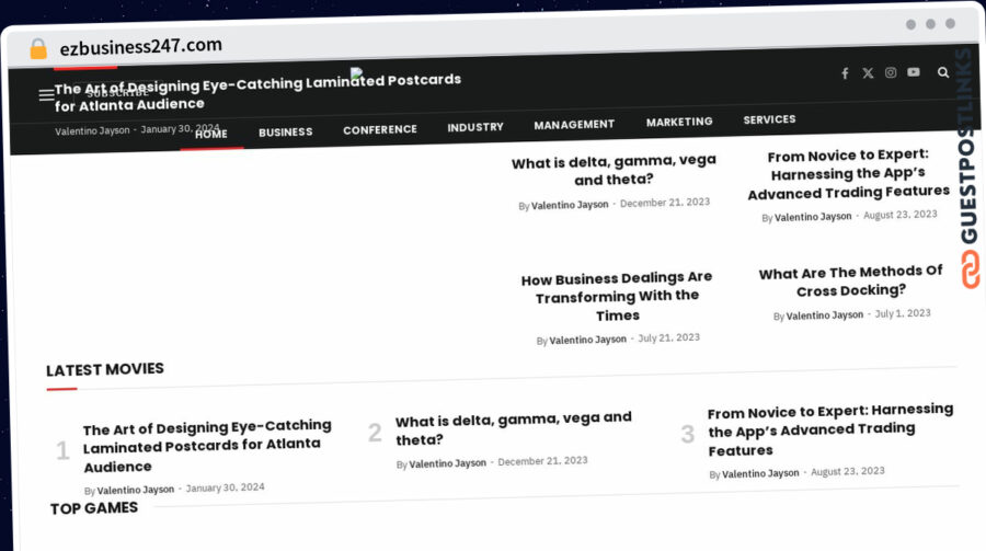 Publish Guest Post on ezbusiness247.com