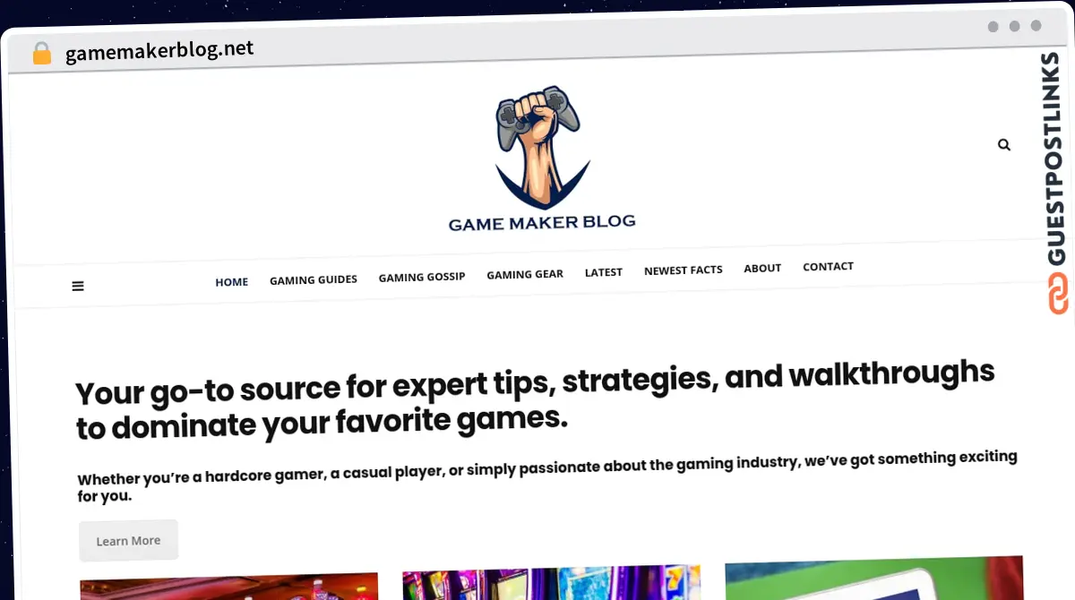 Publish Guest Post on gamemakerblog.net