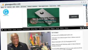 Publish Guest Post on ghanaguardian.com