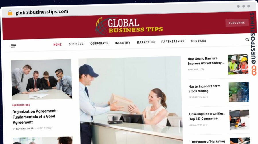 Publish Guest Post on globalbusinesstips.com