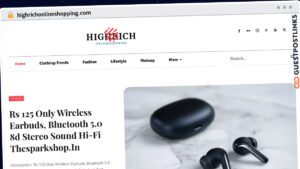 Publish Guest Post on highrichonlineshopping.com