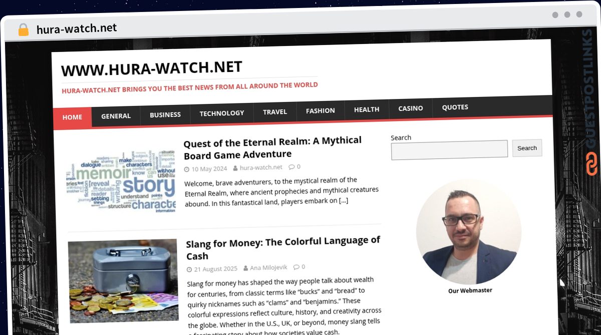 Publish Guest Post on hura-watch.net