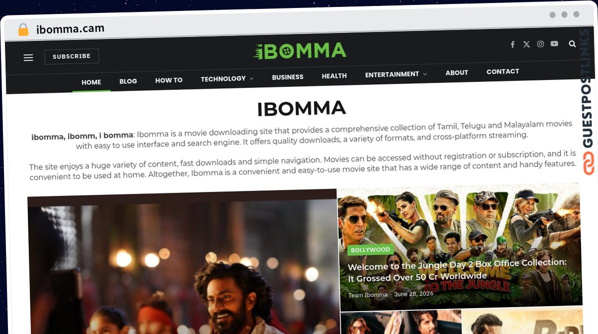 Publish Guest Post on ibomma.cam