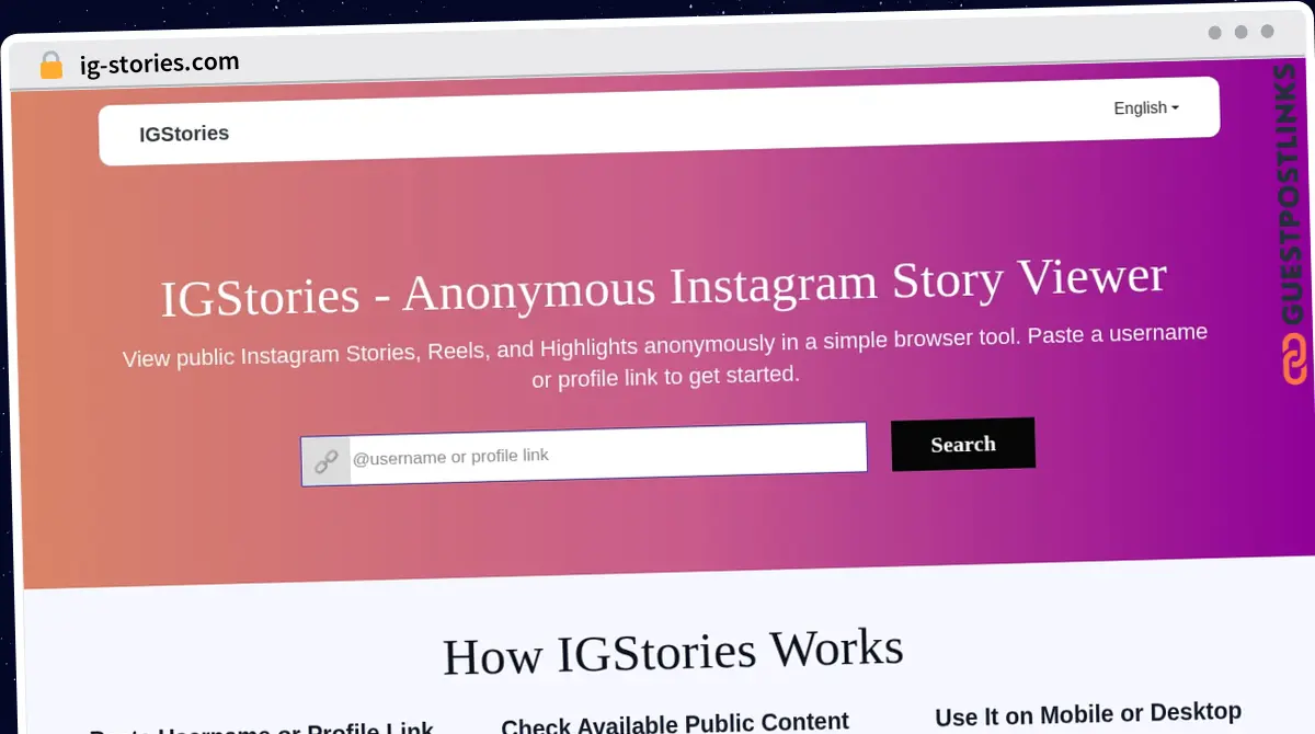 Publish Guest Post on ig-stories.com