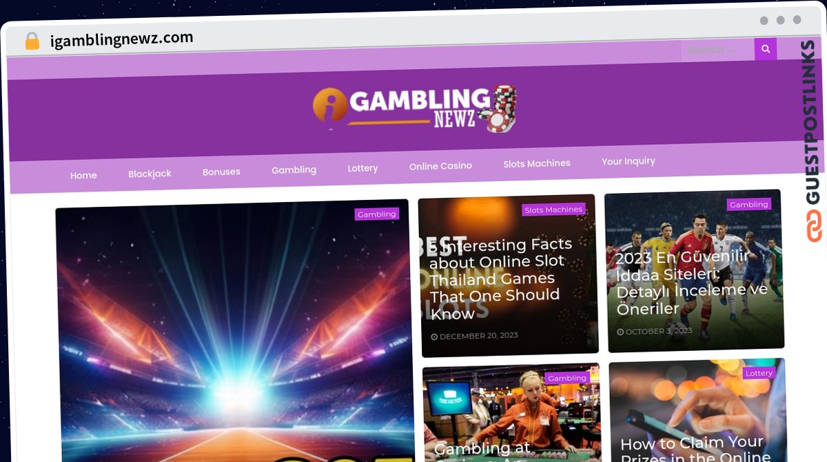 Publish Guest Post on igamblingnewz.com