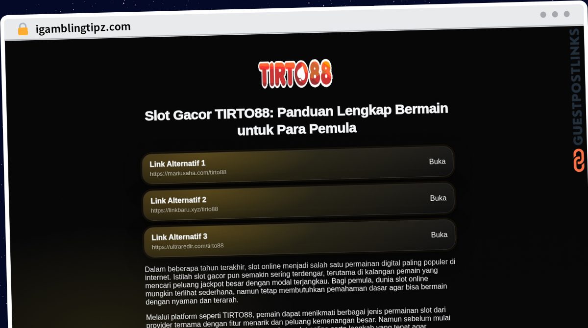 Publish Guest Post on igamblingtipz.com