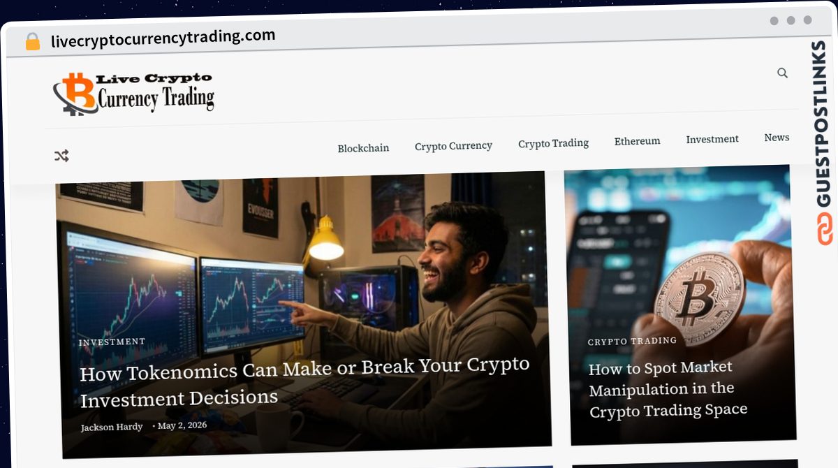 Publish Guest Post on livecryptocurrencytrading.com