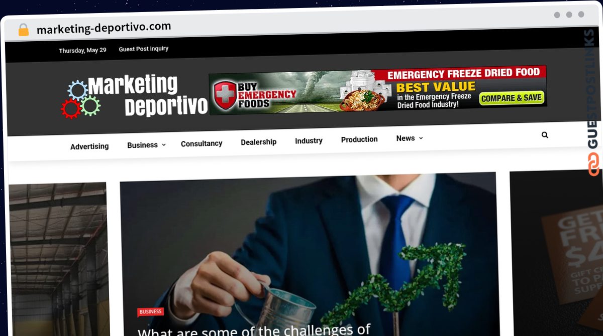 Publish Guest Post on marketing-deportivo.com