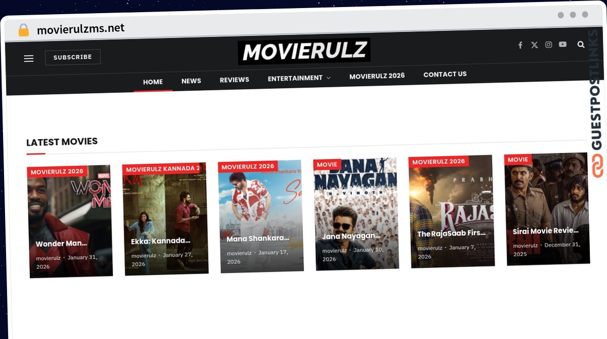 Publish Guest Post on movierulzms.net