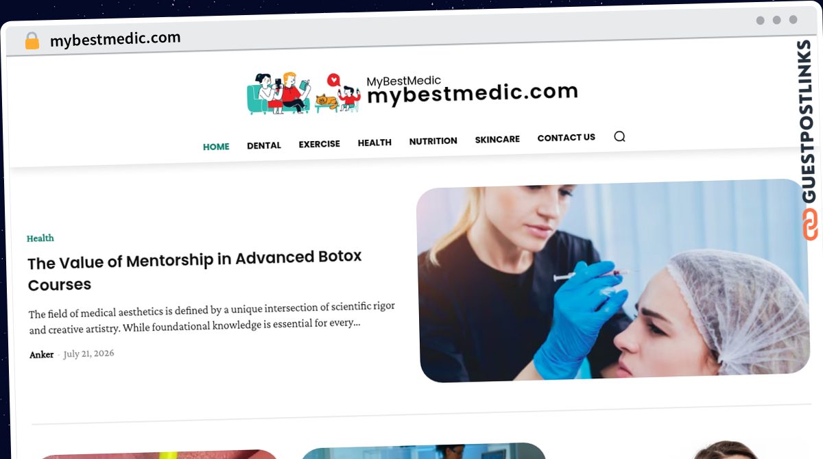 Publish Guest Post on mybestmedic.com