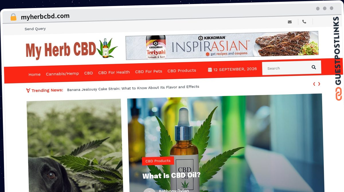 Publish Guest Post on myherbcbd.com