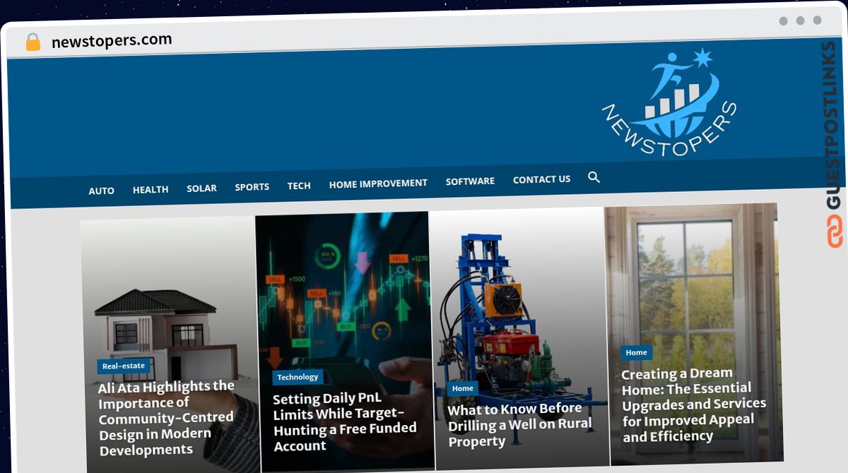 Publish Guest Post on newstopers.com