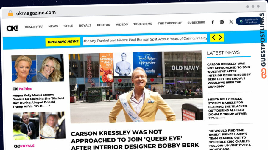 Publish Guest Post on okmagazine.com