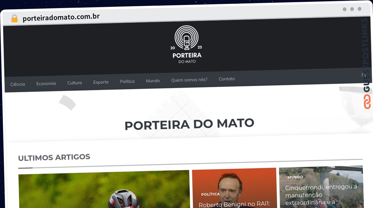 Publish Guest Post on porteiradomato.com.br