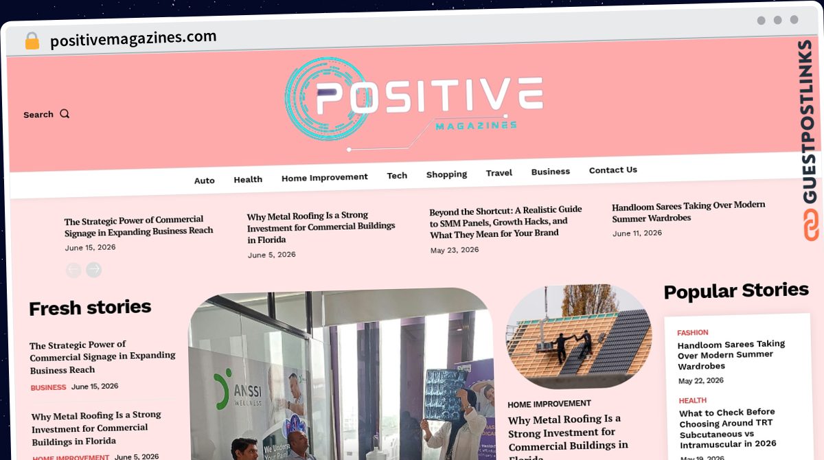 Publish Guest Post on positivemagazines.com