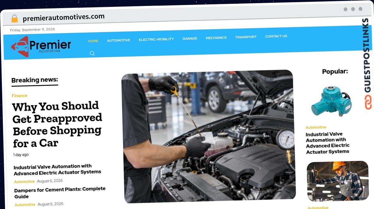 Publish Guest Post on premierautomotives.com