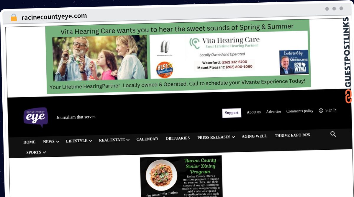 Publish Guest Post on racinecountyeye.com