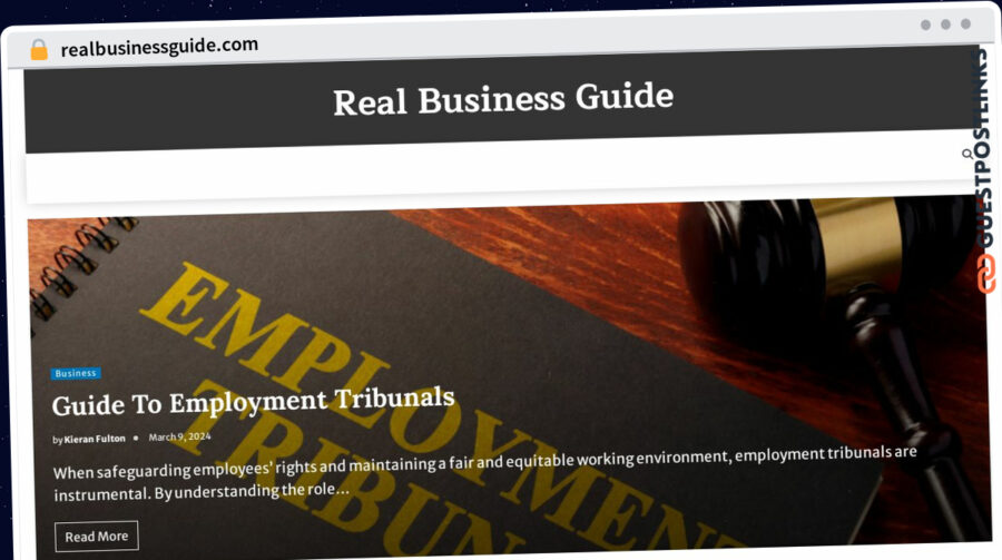 Publish Guest Post on realbusinessguide.com