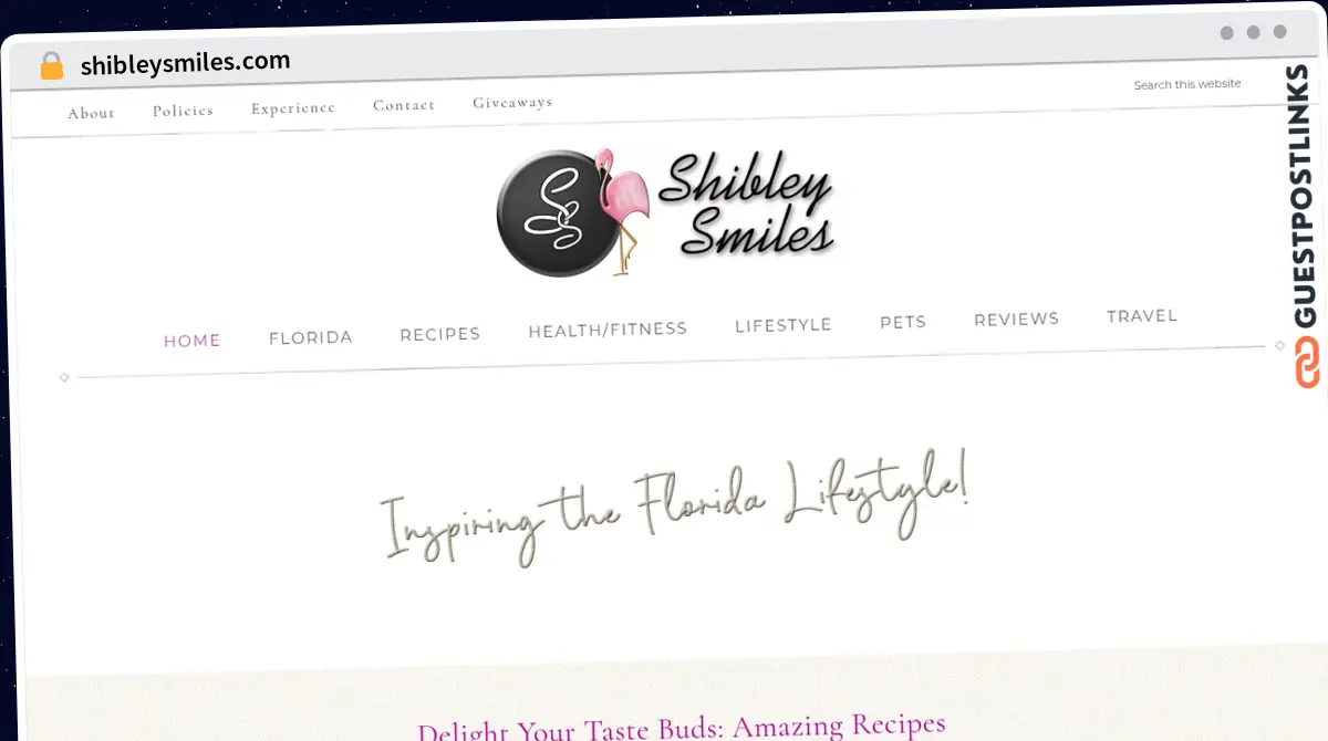 Publish Guest Post on shibleysmiles.com