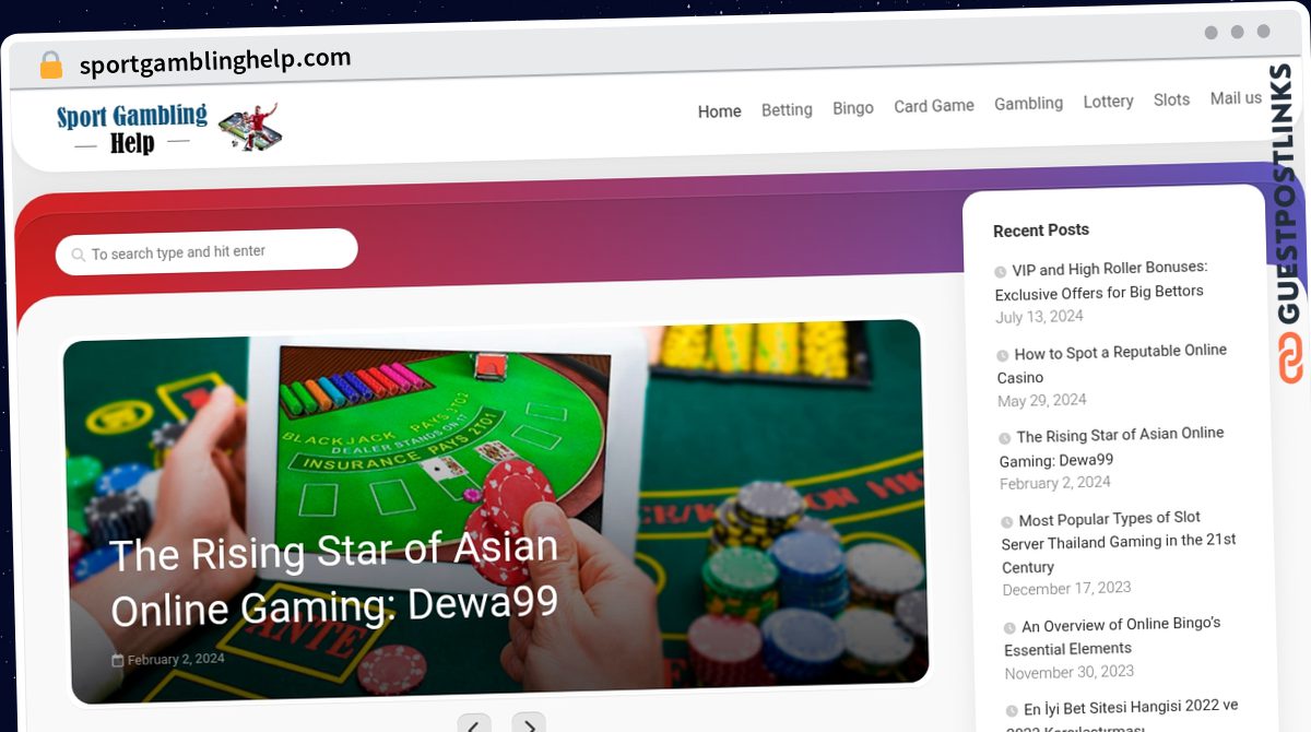 Publish Guest Post on sportgamblinghelp.com