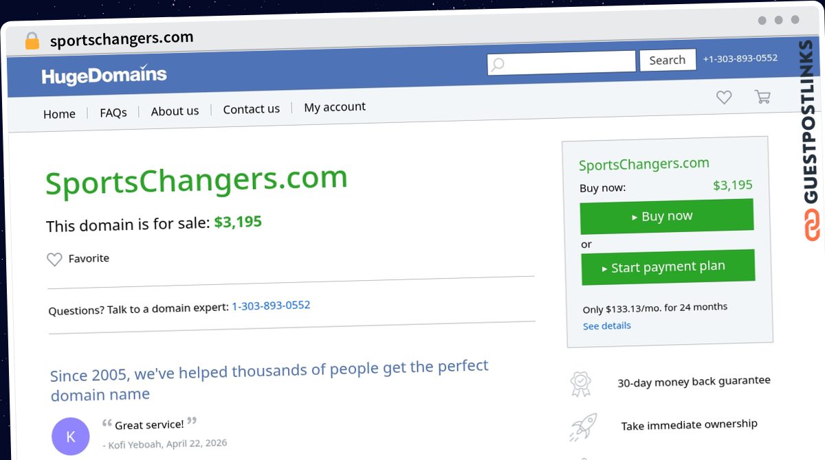 Publish Guest Post on sportschangers.com