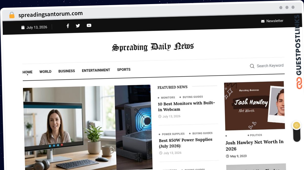 Publish Guest Post on spreadingsantorum.com