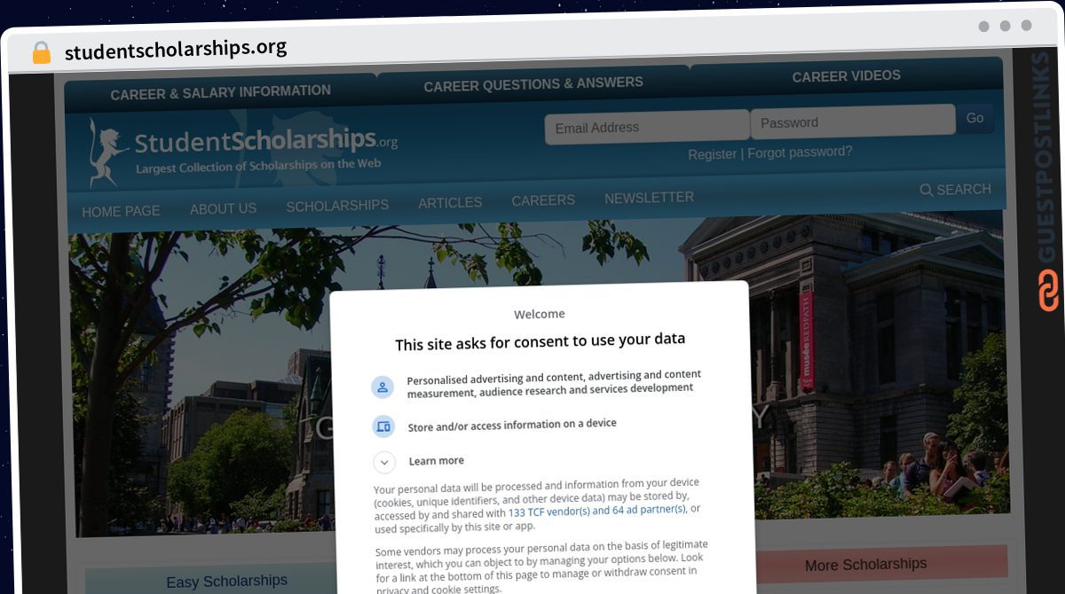 Publish Guest Post on studentscholarships.org