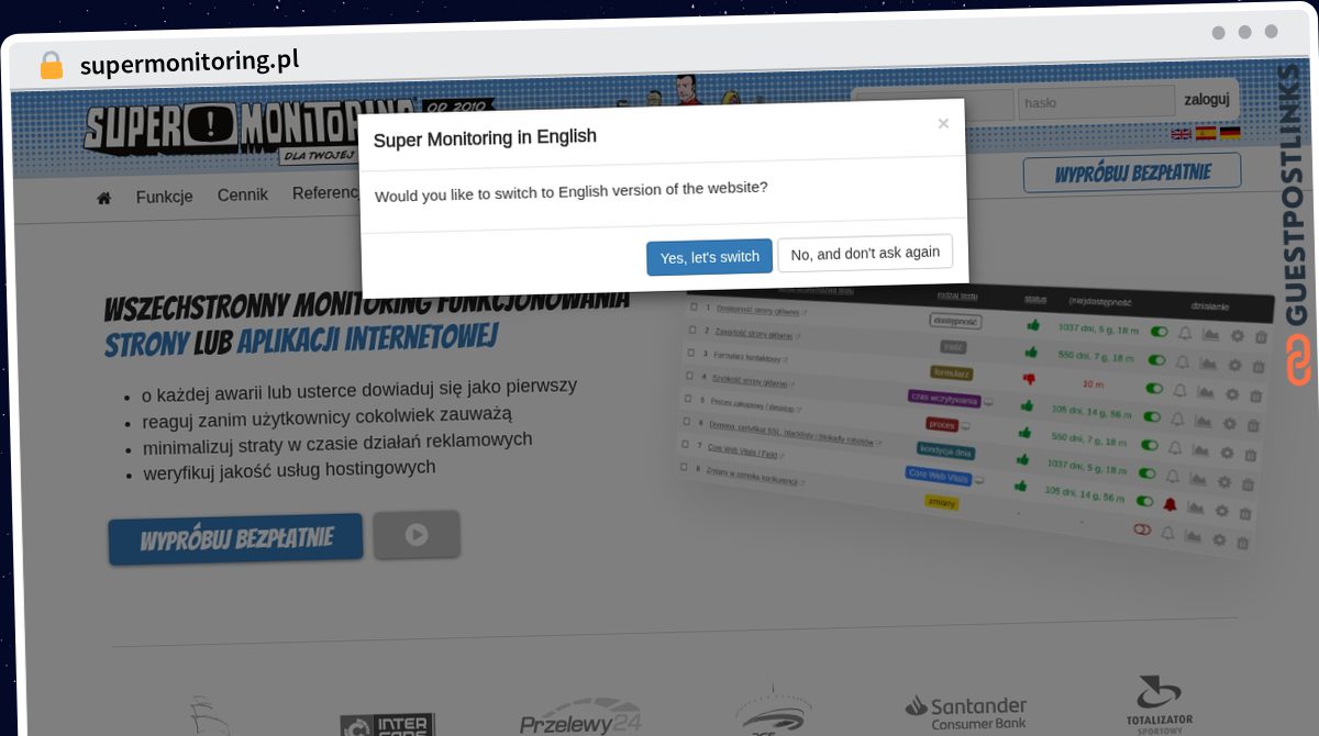 Publish Guest Post on supermonitoring.pl