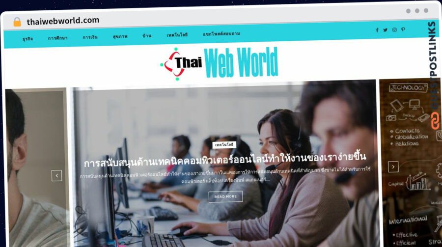 Publish Guest Post on thaiwebworld.com