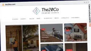 Publish Guest Post on the20co.com