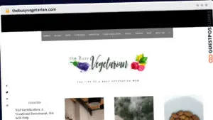 Publish Guest Post on thebusyvegetarian.com