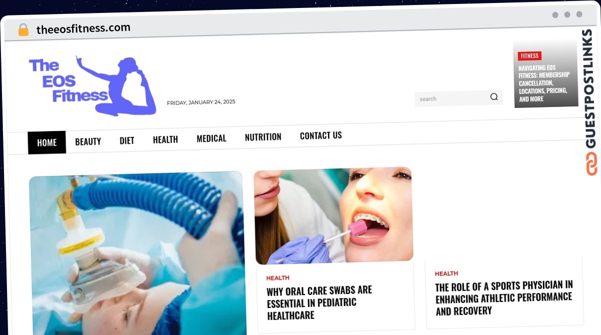 Publish Guest Post on theeosfitness.com