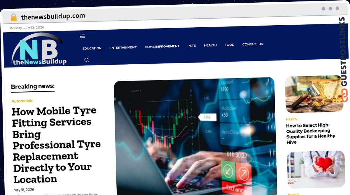 Publish Guest Post on thenewsbuildup.com