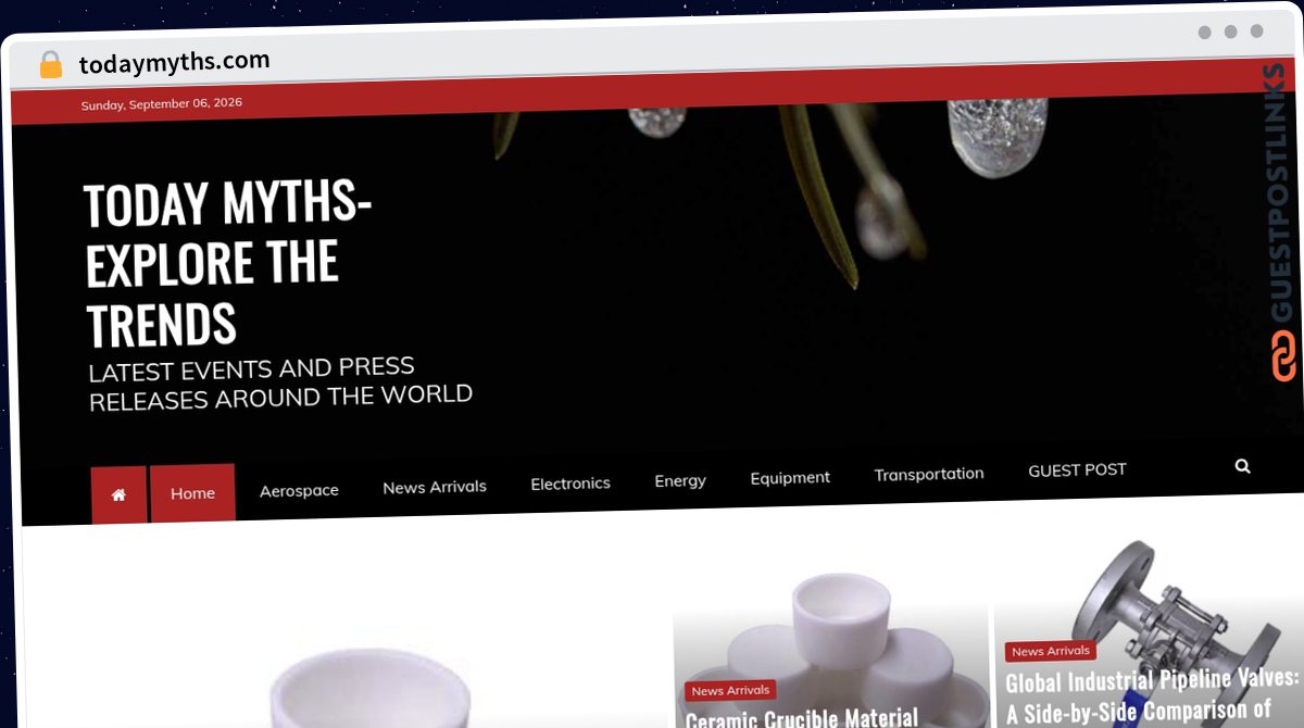 Publish Guest Post on todaymyths.com
